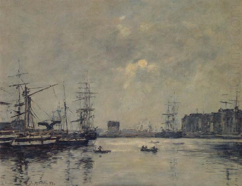 The Port Le Havre, Eugene Boudin